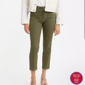 Levi's 724 high rise carpenter crop women's jeans